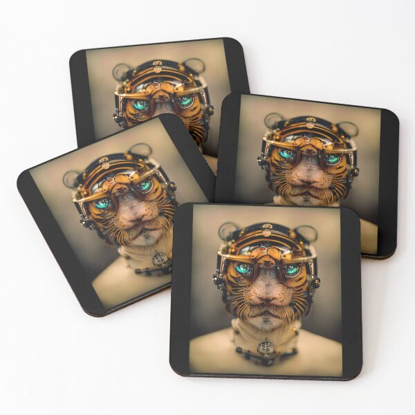 Item preview, Steampunk Animals - Tiger designed and sold by CasandraTrantow.