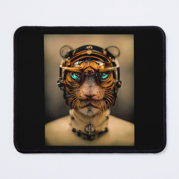 Item preview, Steampunk Animals - Tiger designed and sold by CasandraTrantow.