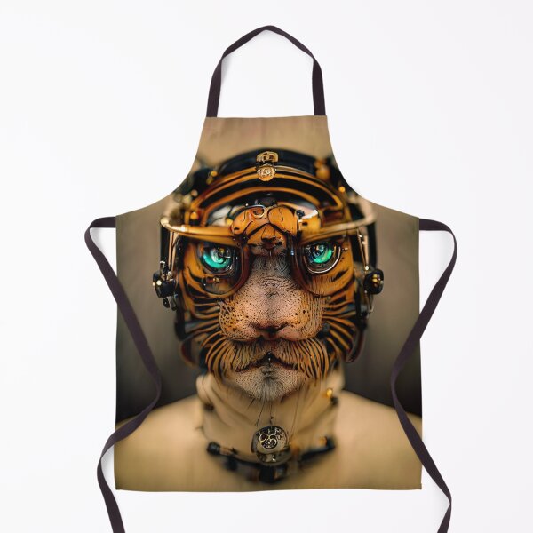 Item preview, Steampunk Animals - Tiger designed and sold by CasandraTrantow.