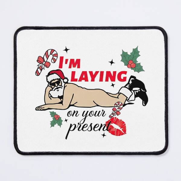 Item preview, Inappropriate Christmas, Christmas Humor, Funny Santa, Laying Funny Santa  designed and sold by graphic-genie.