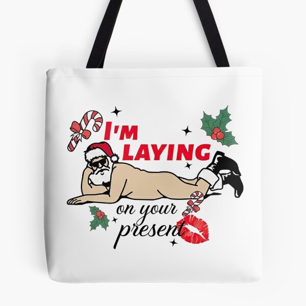 Item preview, Inappropriate Christmas, Christmas Humor, Funny Santa, Laying Funny Santa  designed and sold by graphic-genie.