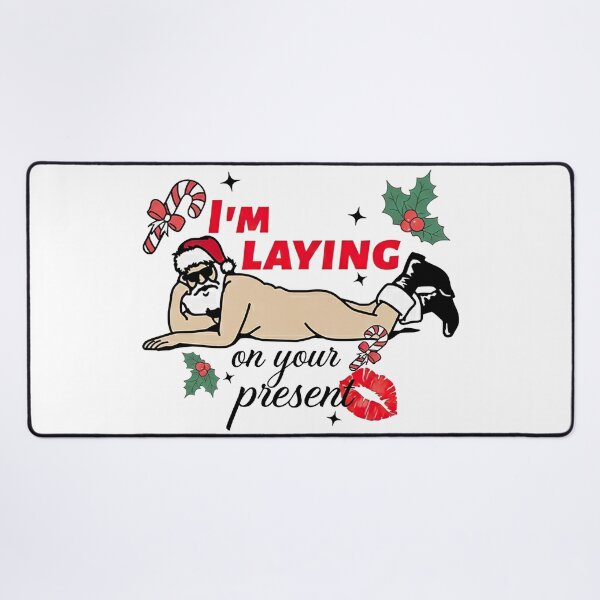 Item preview, Inappropriate Christmas, Christmas Humor, Funny Santa, Laying Funny Santa  designed and sold by graphic-genie.