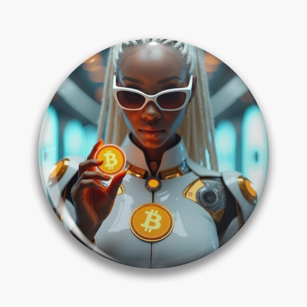 Item preview,  Crypto Chic - Futuristic Fashion Artwork designed and sold by Pulse Of Africa.