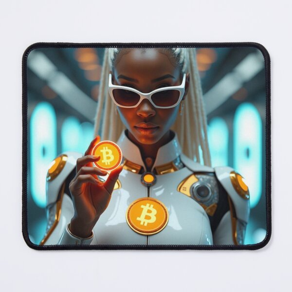 Item preview,  Crypto Chic - Futuristic Fashion Artwork designed and sold by Pulse Of Africa.