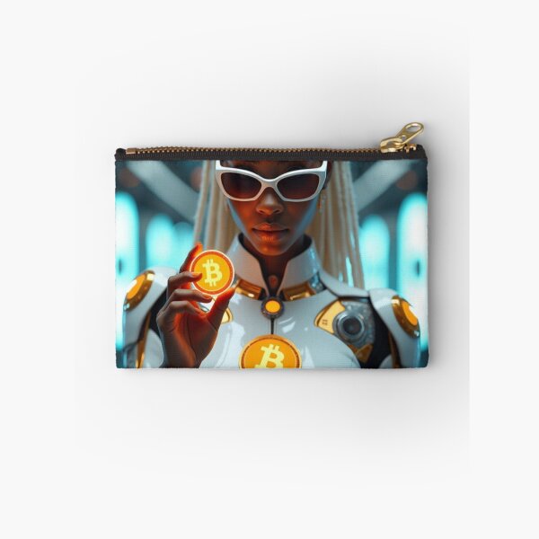 Item preview,  Crypto Chic - Futuristic Fashion Artwork designed and sold by Pulse Of Africa.