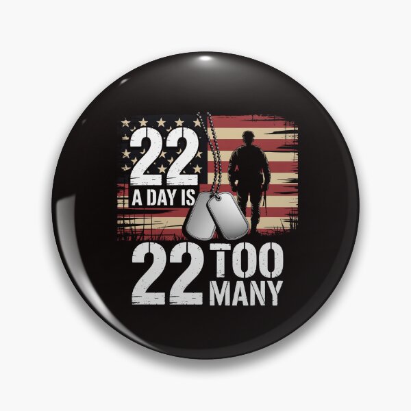 Item preview, veteran, veterans, mental health, 22 a day, suicide prevention, lives matter, support veterans, help veterans, military, PTSD, awareness, advocacy, community support, hero, honor designed and sold by RatCurry.