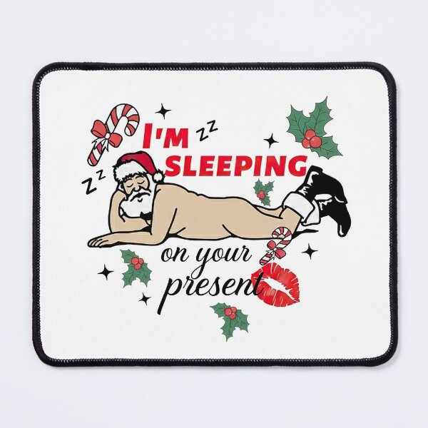 Item preview, Inappropriate Christmas, Christmas Humor, Funny Santa, Sleeping Funny Santa designed and sold by graphic-genie.