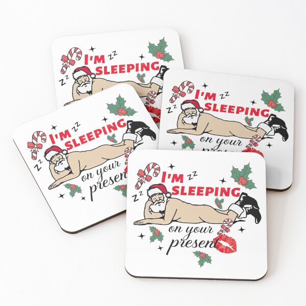 Item preview, Inappropriate Christmas, Christmas Humor, Funny Santa, Sleeping Funny Santa  designed and sold by graphic-genie.