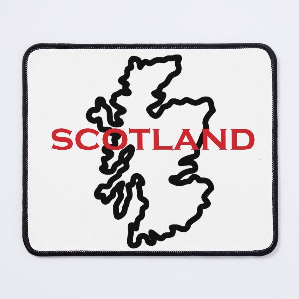 Item preview, SCOTLAND- Country outlined emblem design in red and black designed and sold by ABG Inspirational Art.