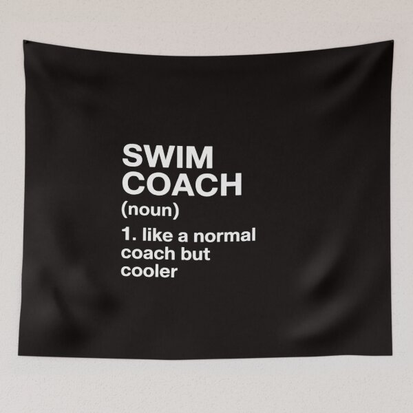 Item preview, Swim Coach Sports Definition Trainer Instructor School designed and sold by RatCurry.