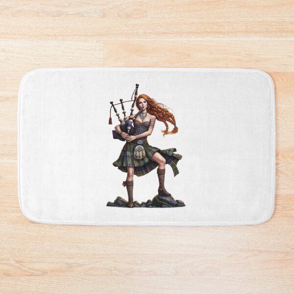 Item preview, The Tartan Piper Queen designed and sold by CelticSoulShop.