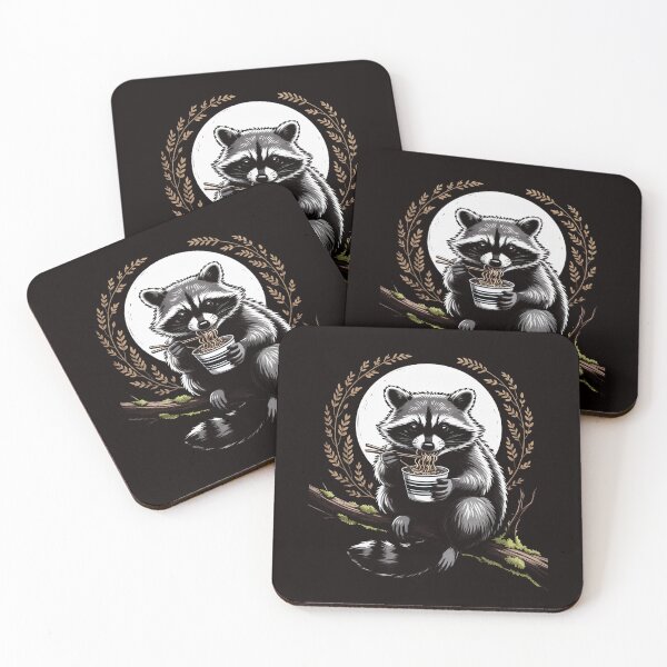 Item preview, Raccoon Eating Instant Noodle Cup Gifts For Women Men designed and sold by RatCurry.