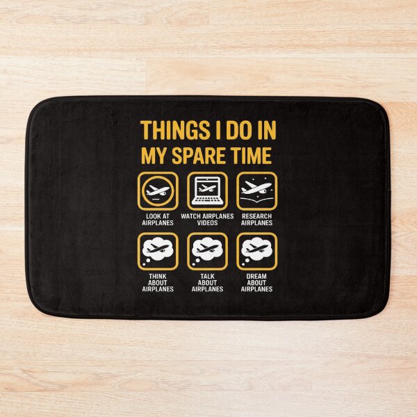 Item preview, Things I Do In My Spare Time Airplanes Aviation Pilot designed and sold by RatCurry.