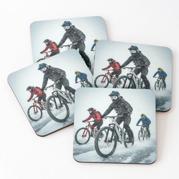 Item preview, Whiteout Fury — Mountain Bikers Racing Through Antarctic Storm. designed and sold by Hinson MTB Visuals.