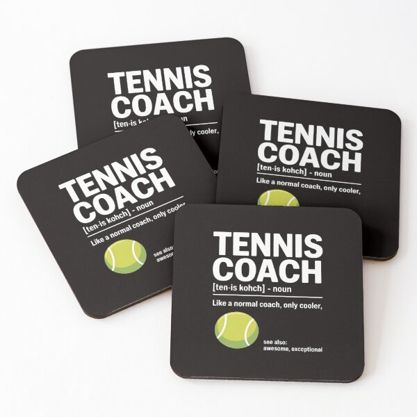 Item preview, Tennis Coach Definition Coaching Gift designed and sold by RatCurry.