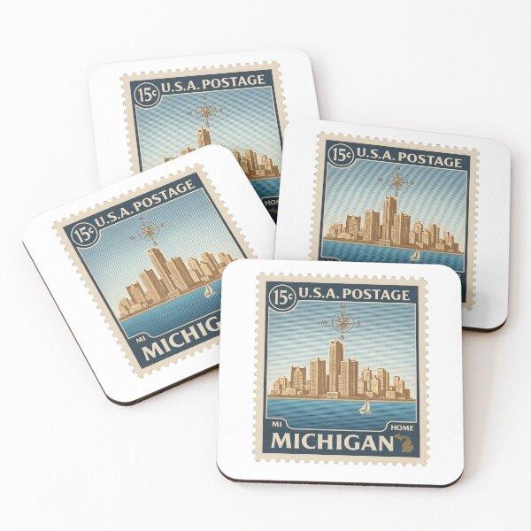 Item preview, michigan stamp designed and sold by creativechaster.