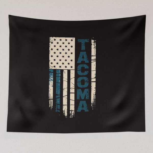 Item preview, Tacoma Blue Line Police Co. Blue Line Tacoma Distressed National Police Week designed and sold by RatCurry.