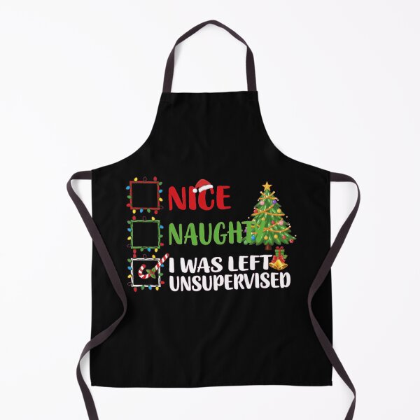 Item preview, Nice Naughty I Was Left Unsupervised Funny Christmas Checklist designed and sold by StarprintTees.