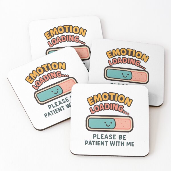 Item preview, Emotional Loading Please Be Patient With Me – Humorous Typography designed and sold by NEPHLIA.