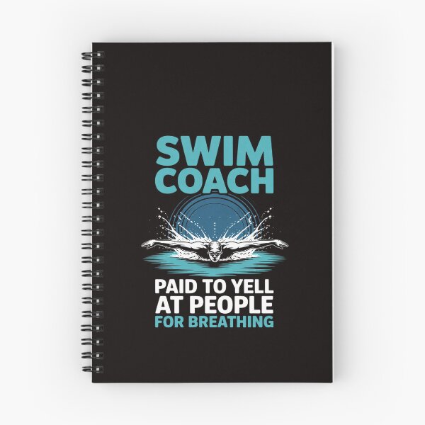 Item preview, Swim Coach Paid To Yell At People For Breathing designed and sold by RatCurry.