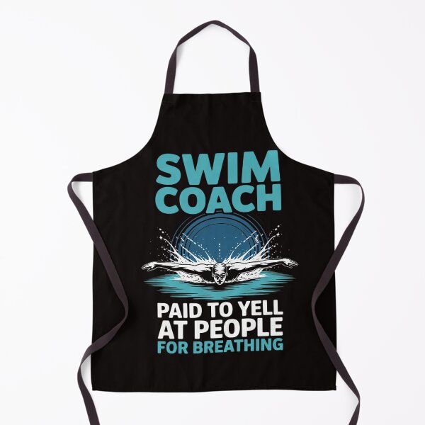 Item preview, Swim Coach Paid To Yell At People For Breathing designed and sold by RatCurry.