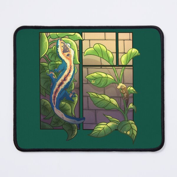 Item preview, Crested Gecko On a Plant designed and sold by Aloe and Monstera.