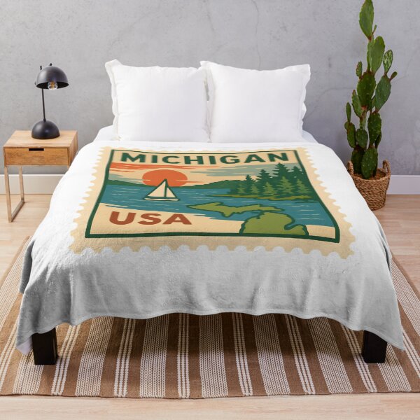 Item preview, michigan stamp designed and sold by creativechaster.
