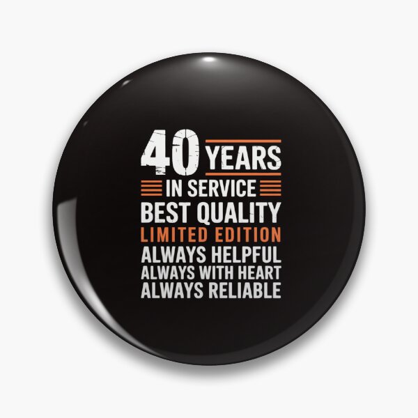 Item preview, Service anniversary 40 years of work colleague designed and sold by RatCurry.