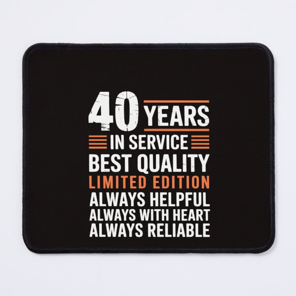 Item preview, Service anniversary 40 years of work colleague designed and sold by RatCurry.