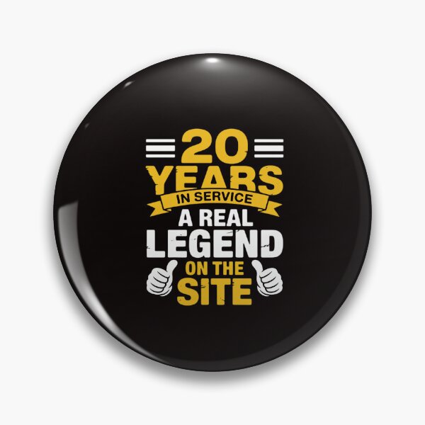 Item preview, Service anniversary 20 years work anniversary designed and sold by RatCurry.