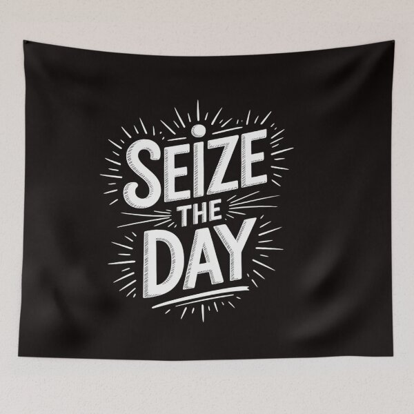 Item preview, Seize the day for efficient and hard working lovers designed and sold by RatCurry.