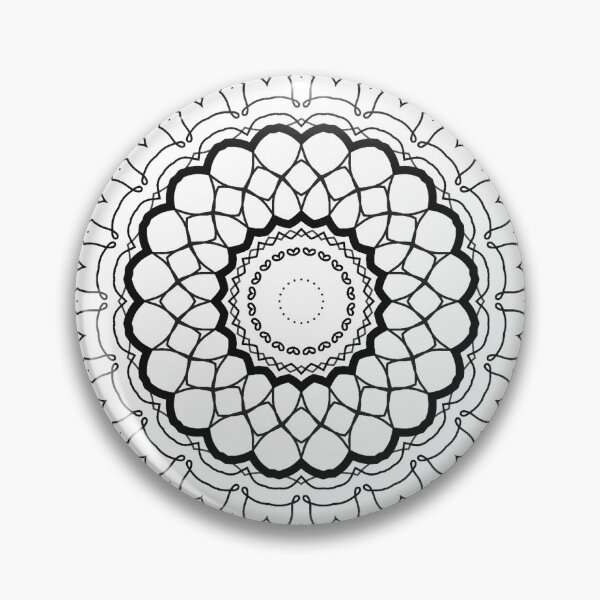 Item preview, Black & White Eyecatching Pattern designed and sold by SCArtAndGames.