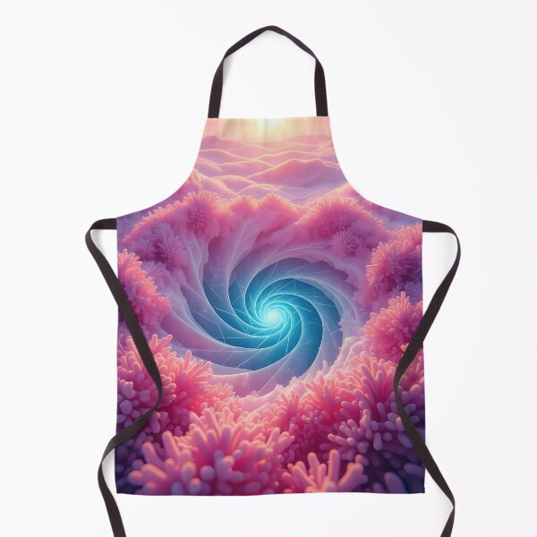 Item preview, Sand Dunes, Geometric Spirals, Coral, Fantasy Scifi Luminescence Landscape (image size 8320x12480) designed and sold by Digital-Davinci.