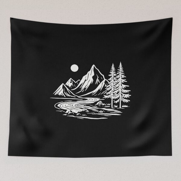 Item preview, Outdoor Hiking In The Mountains At Night Exploring Nature designed and sold by SarahLeanne1.
