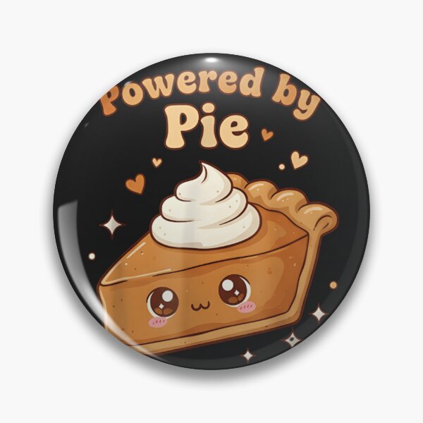 Item preview, Powered by Pie Kawaii Thanksgiving T-Shirt: Cute Slice of Pumpkin Pie with Blushing Cheeks & Sparkles designed and sold by ZyxDes.