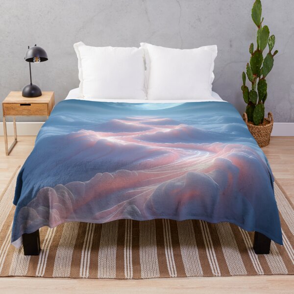 Item preview, Full Moon, Waves of Clouds, Fantasy Scifi Luminescence Landscape (image size 8320x12480) designed and sold by Digital-Davinci.