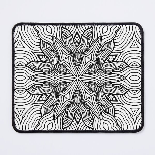 Item preview, Inky Six-Point Stars - Line Art Pattern designed and sold by SCArtAndGames.