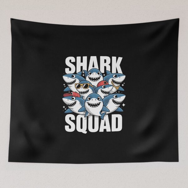 Item preview, Cool Shark Shark Squad Beach Shark T  designed and sold by MicanCuteStore.