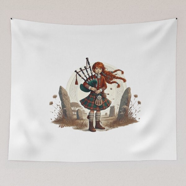 Item preview, The Young Piper's Stand designed and sold by CelticSoulShop.