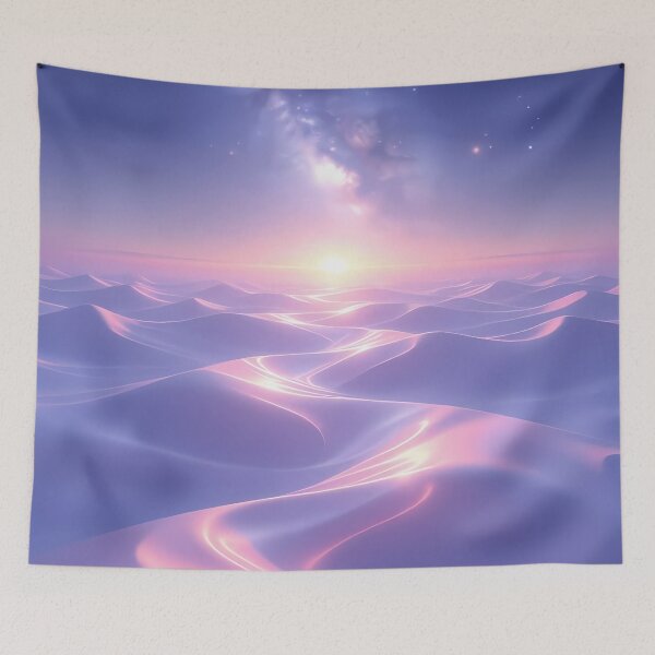 Item preview, Sand Dunes, Glowing Alien Vistas, Fantasy Scifi Luminescence Landscape (image size 8320x12480) designed and sold by Digital-Davinci.
