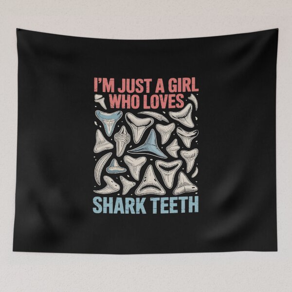 Item preview, Cool Shark Teeth Art For Girls Women Fossil Megalodon Tooth  designed and sold by MicanCuteStore.