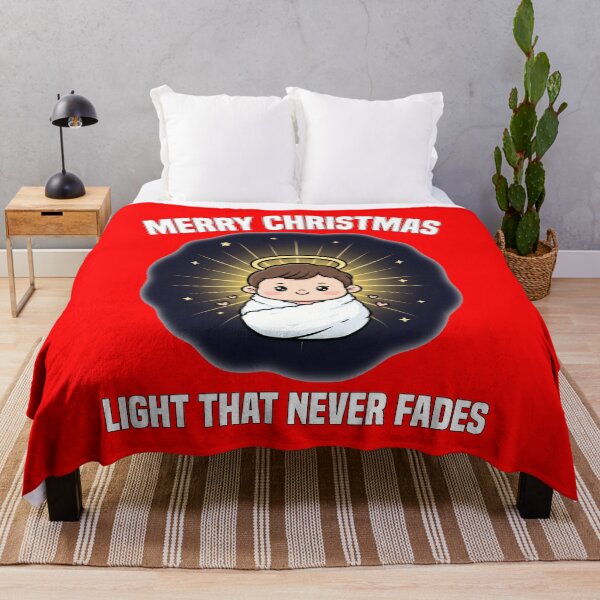 Item preview, MERRY CHRISTMAS - LIGHT THAT NEVER FADES | Eternal Christmas Nativity | Christian Faith designed and sold by KEF Custom.