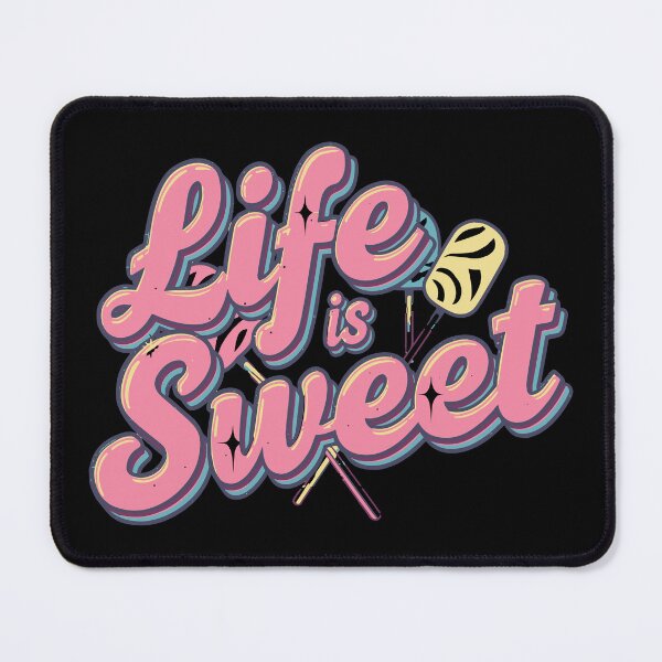 Item preview, Life is Sweet message for positivity and happy lifestyle moments design designed and sold by DigitalGraphic1.