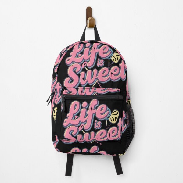 Item preview, Life is Sweet message for positivity and happy lifestyle moments design designed and sold by DigitalGraphic1.