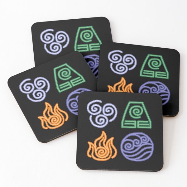 Item preview, Avatar Four Elements Water Earth Fire Air designed and sold by sani-gilk.