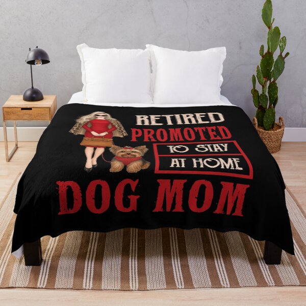 Item preview, Chic Retired Stay at Home Dog Mom Shirt designed and sold by LashondaGreen89.