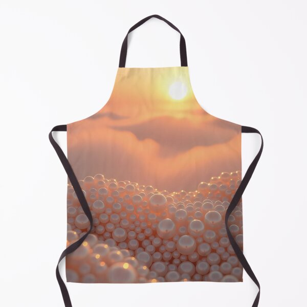 Item preview, Yellow Sunset, Glowing Pearls & Clouds, Fantasy Scifi Luminescence Landscape (image size 8320x12480) designed and sold by Digital-Davinci.