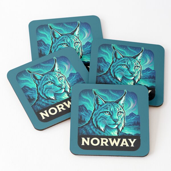 Item preview, Norway - Lynx Arctic Glow designed and sold by Myra365Art.