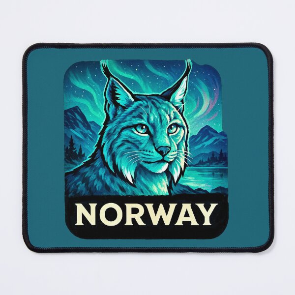 Item preview, Norway - Lynx Arctic Glow designed and sold by Myra365Art.