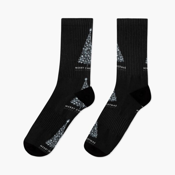 Item preview, Elegant Minimalist Christmas Tree of Sparkling Stars on Black Background designed and sold by PixelVibe782.